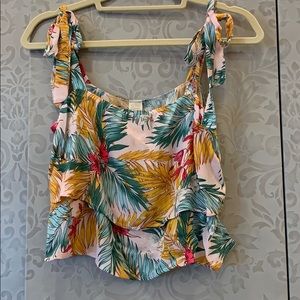 Surf Gypsy Tropical Crop Tank
